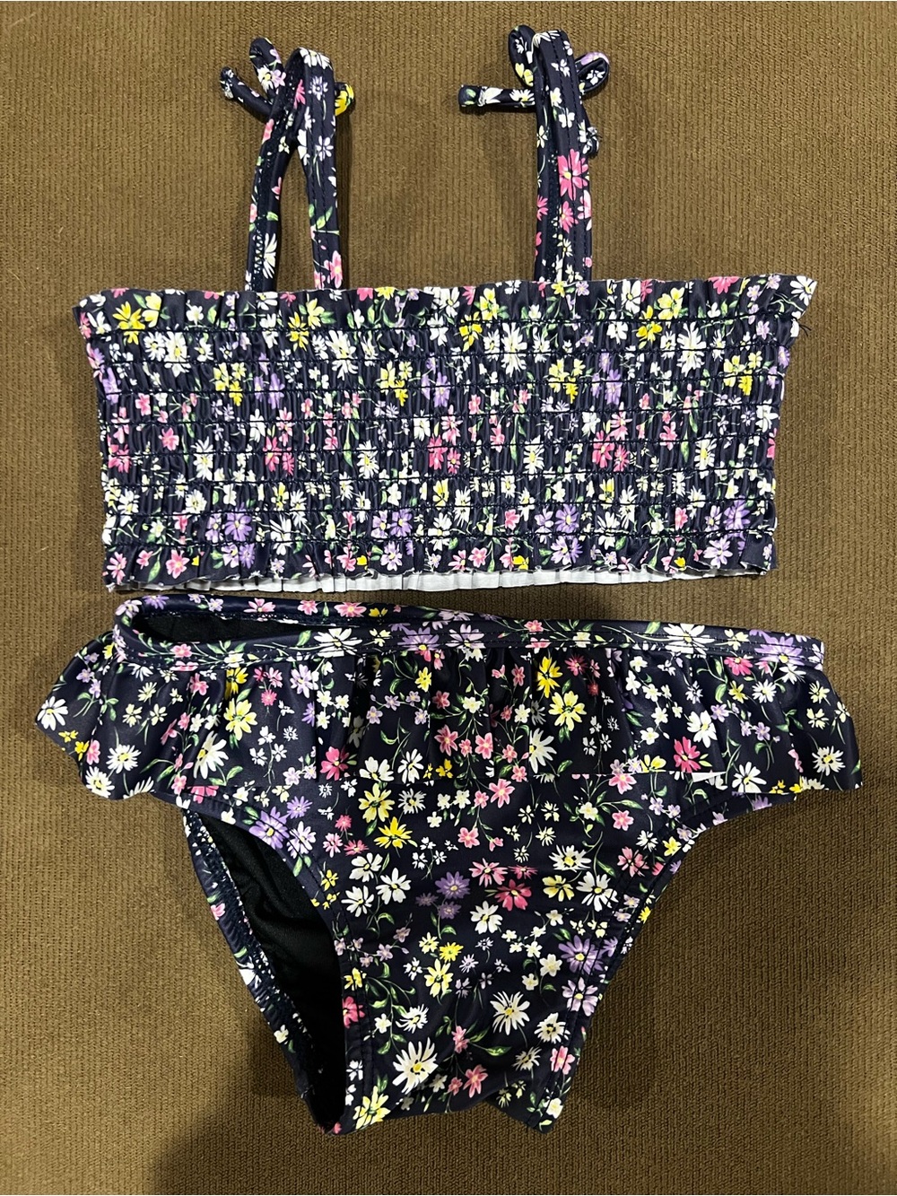 Old Navy Floral Smocked Two-Piece Bikini Set